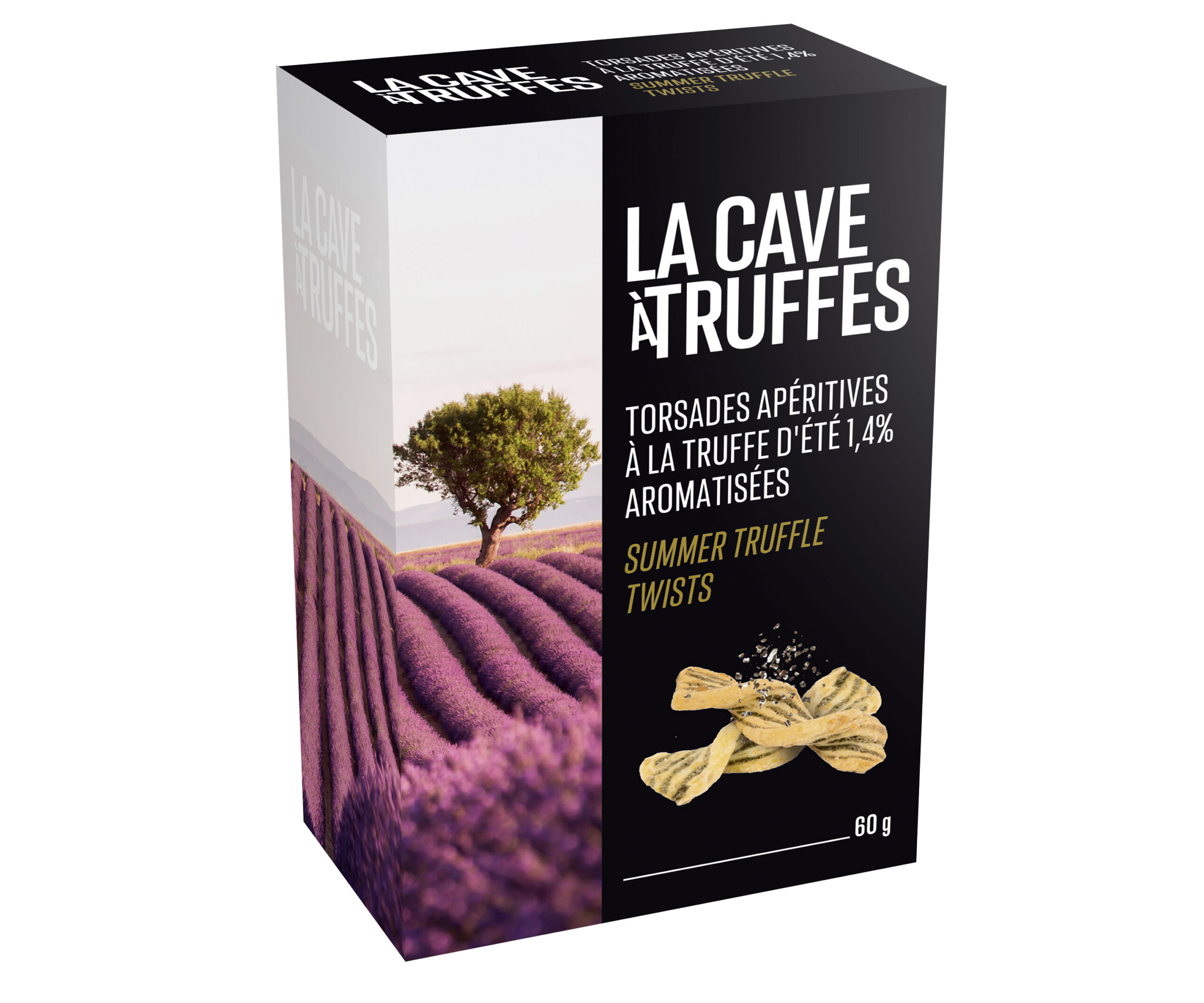 Torsades apéritives à la truffe d'été 1,4%, aromatisées – 60g